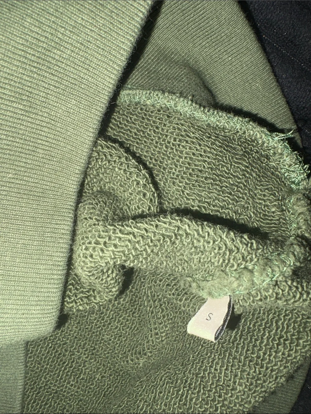 Gucci Olive Hooded Sweatshirt with Logo Sleeve Tape